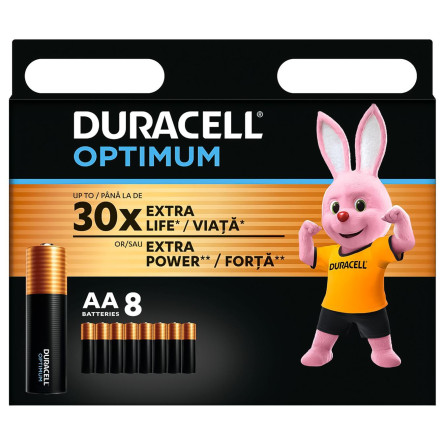 Батарейки Duracell Optimum LR6 АА 8шт slide 1