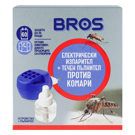 Електрофумігатор Bros+рідина від комарів 60 ночів slide 2