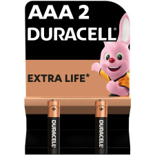 Батерейка Duracell AAA 1,5V LR03 2шт mini slide 2