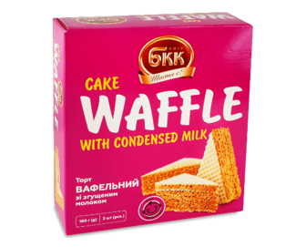 Торт Київ БКК Вафельний зі згущеним молоком 180г