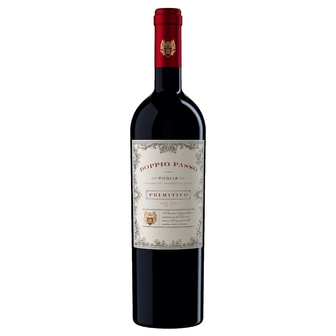 Вино Doppio Passo Primitivo Puglia червоне напівсолодке 13% 0,75л