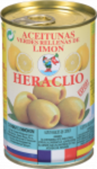 Оливки Херакліо 300 г з/б Лимон /114 (Іспанія)
