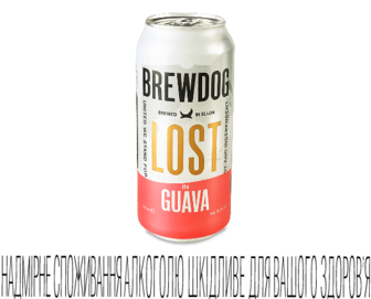 Пиво BrewDog Lost In Guava світле, 0,44л