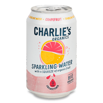 Вода мінеральна Charlie's з соком грейпфрута з/б, 0,33л