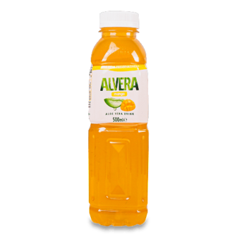 Напій Alvera манго зі шматочками алоє 6%, 0,5л