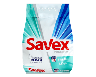 Порошок для прання Savex Premium Fresh автомат, 2,25кг