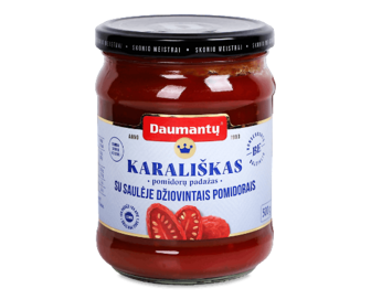 Соус томатний Daumantu Королівський в'ялені томати 30%, 500г