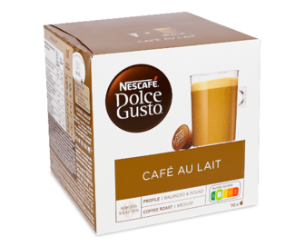Кава Nescafe Dolce Gusto Cafe Au Lait 16 капсул, 160г