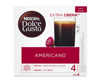 Кава мелена Dolce Gusto Americano, 16*8,5г