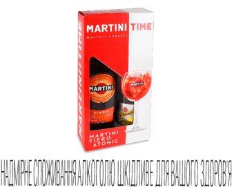 Набір Вермут Martini Fiero 0,75 л + Тонік Schweppes 0,75 л, шт