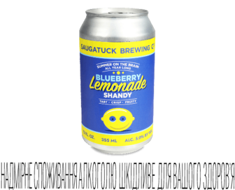 Напій слабоалкогольний Saugatuck Blueberry Lemonade з/б, 0,355л