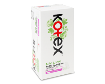 Прокладки щоденні Kotex Natural екстразахист нормал+, 36шт