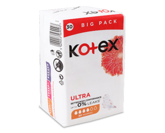 Прокладки гігієнічні Kotex Ultra Normal, 30шт