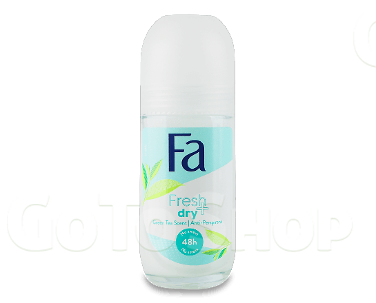 Дезодорант роликовий Fa Fresh &amp; Dry з ароматом зеленого чаю, 50мл