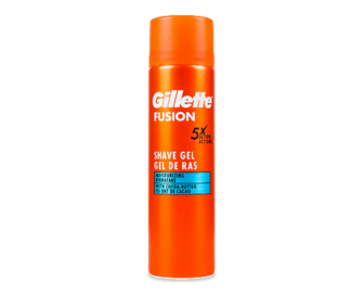 Гель для гоління Gillette Fusion Зволоження, 200мл
