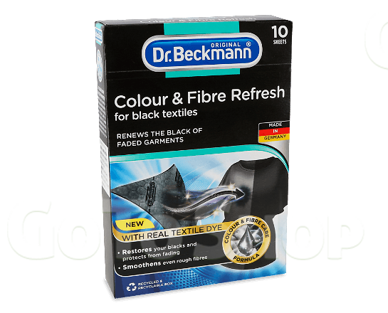 Серветки Dr.Beckmann для оновлення чорного кольору та тканини, 10шт