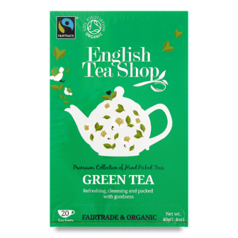 Чай зелений English Tea Shop органічний 20*2г/уп