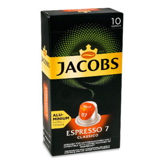 Кава мелена Jacobs Espresso Classico 10 капсул 52г