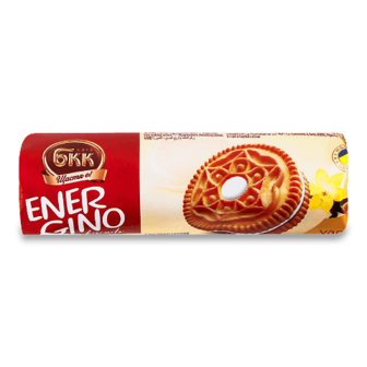 Печиво БКК Energino з ванільною начинкою 68г
