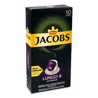 Кава мелена Jacobs Lungo Intenso 10 капсул 52г
