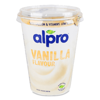 Продукт Alpro соєвий ферментований ваніль ст 400г