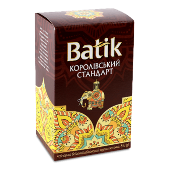 Чай чорний Batik Королівський стандарт 85г