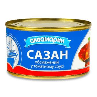 Сазан «Аквамарин» обсмажений у томатному соусі 230г
