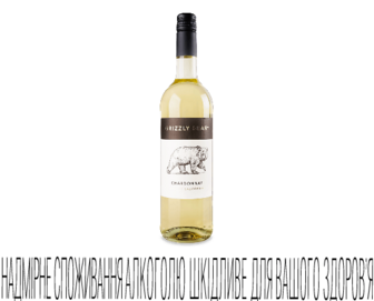 Вино Grizzly Bear Chardonnay біле сухе 0,75л