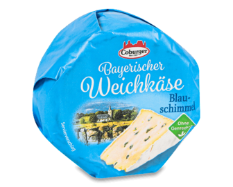 Сир Coburger Bayerischer Weichkase Blauschimmel 45%, 150г
