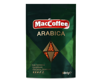 Кава розчинна MacCoffee Arabica натуральна, 60г