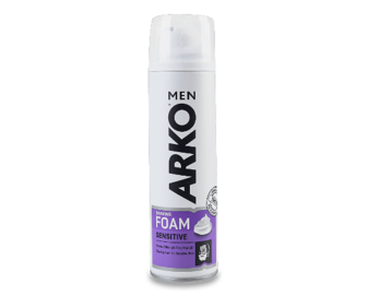 Піна для гоління Arko для чутливої шкіри, 200мл