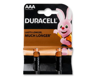 Батарейки Duracell AAA LR03 MN2400, 2шт