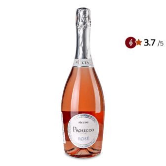 Вино ігристе Piccini Prosecco Rosato Extra Dry DOC 0,75л