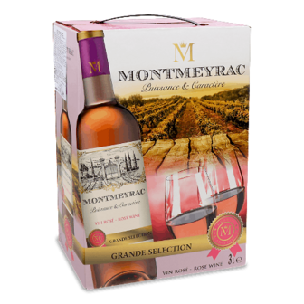 Вино Montmeyrac rose dry 3л