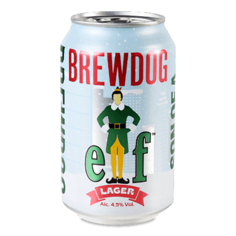 Пиво BrewDog Elf Lager світле з/б 0,33л