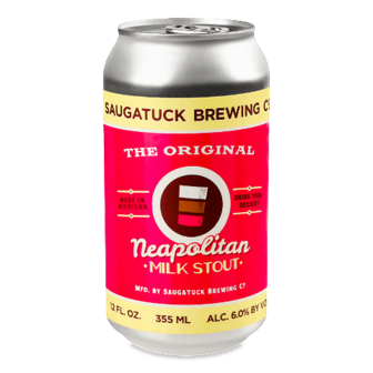 Пиво Saugatuck Neapolitan Milk Stout темне нефільтроване з/б 0,355л