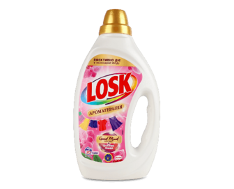 Гель для прання Losk Color Ароматерапія ефірні олії та аромат малазійської квітки 900мл