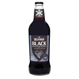 Пиво темне Belhaven Black 4,2% 0,5л скляна пляшка