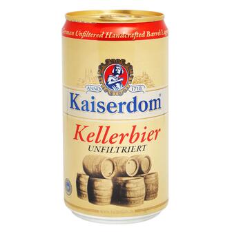 Пиво напівтемне нефільтроване Kaiserdom Kellerbier 4,7% 0,25л залізна банка