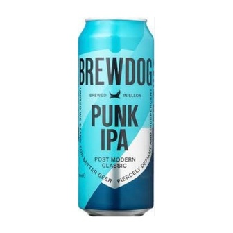 Пиво світле BrewDog Punk IPA 5,4% 0,5л залізна банка