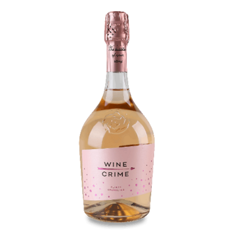 Вино ігристе Wine Crime рожеве солодке 0,75л