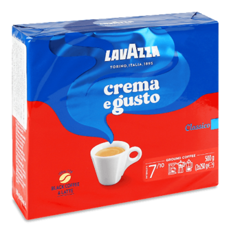 Кава мелена Lavazza Crema e Gusto 2*250г