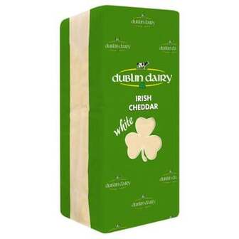 Сир Dublin Dairy Irish Cheddar білий напівтвердий 48% голова