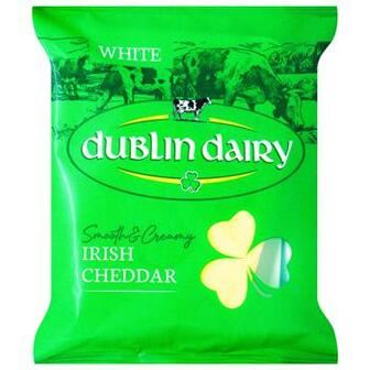 Сир Dublin Dairy Irish Cheddar білий сичужний нарізка 48% 150г