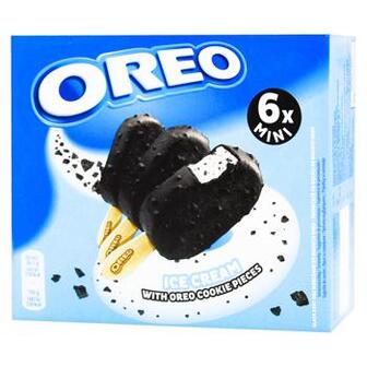 Морозиво Oreo ванільне зі шматочками печива 219г 6шт