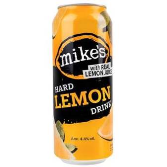 Пиво Mike's Lemon Hard Drink спеціальне 4,4% 0,5л