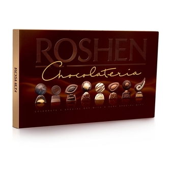 Цукерки 194г Рошен Roshen Chocolateria шоколадні та пралінові 