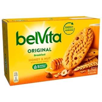 Печиво Belvita з медом та горіхами 225г