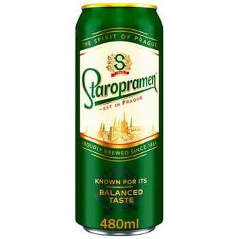 Пиво Staropramen світле 4,2% 0,48л