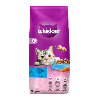 Корм для котів Whiskas з тунцем сухий 100г